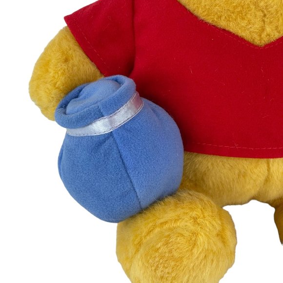 Mattel Disney Winnie the Pooh 12" Plush Stuffed Animal Vintage 1994 Honey Pot - Picture 4 of 6
